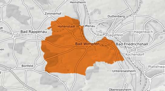 Mietspiegelkarte Bad Wimpfen